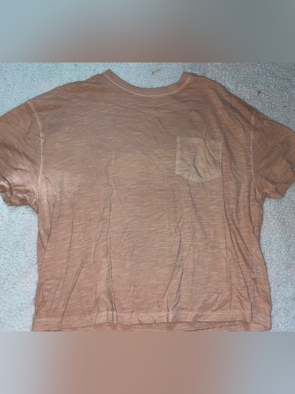 Women’s Short Sleeve Pocket Tee - Peach